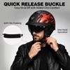 Half Helmet Motorcycle VF08 Open Face DOT Retro Cruiser Helmet