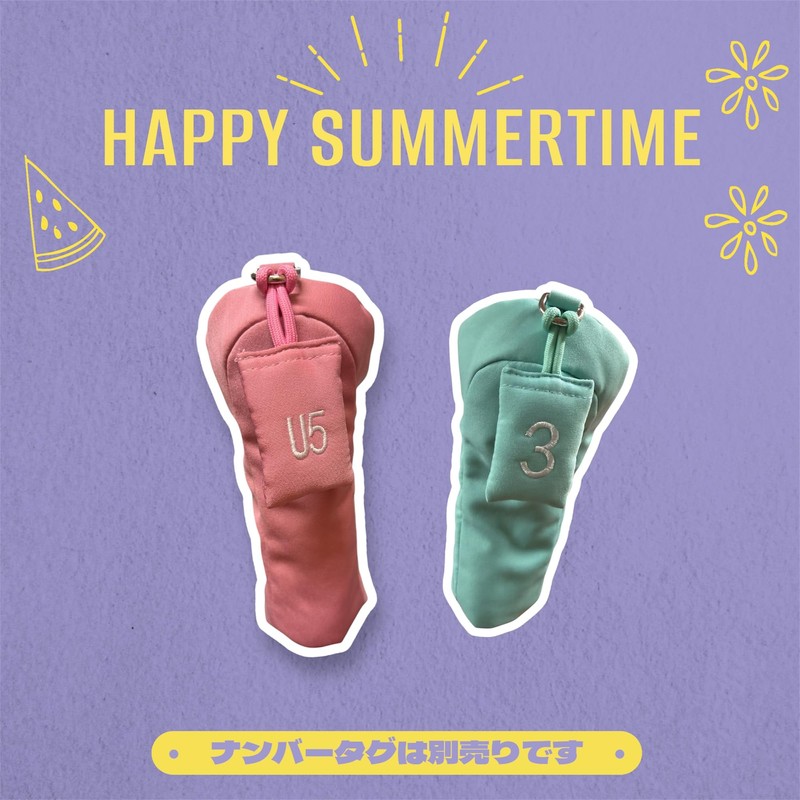 RIKI & ROI Golf Headcover Summer Festival (Watermelon UT Cover