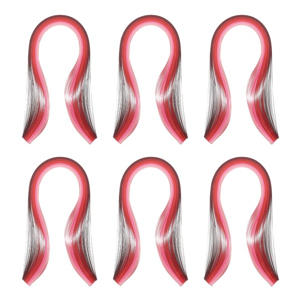 PATIKIL 600pcs Rainbow Quilling Strips Paper 3/16"(5mm) 15" Origami Paper
