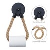 HOJLKLD 2 Pack Nautical Retro Hand Towel Ring Rope Toilet