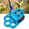 Rock Climbing Pulley 3 Holes Single Pulley Climbing Bearing for