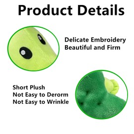 JHESAO 7" Plants and Zombies PVZ Plush Peashooter Toys PVZ 1 2 Stuffed Soft Zombies Doll Green Pea Shooter Plush Toy New