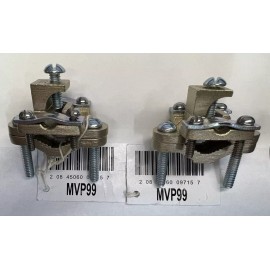 WESTGATE MVP99 DOUBLE GROUND GROUNDING CLAMP FEED FEEDTHROUGH LOT OF 2