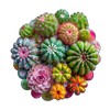 Wooden Puzzles for Adults, Cactus and Succulents Wooden Jigsaw Puzzle