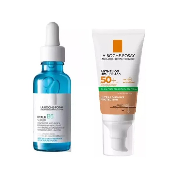 Kit Sérum Hyalu B5 + Protector Solar Anthelios Uvmune 400