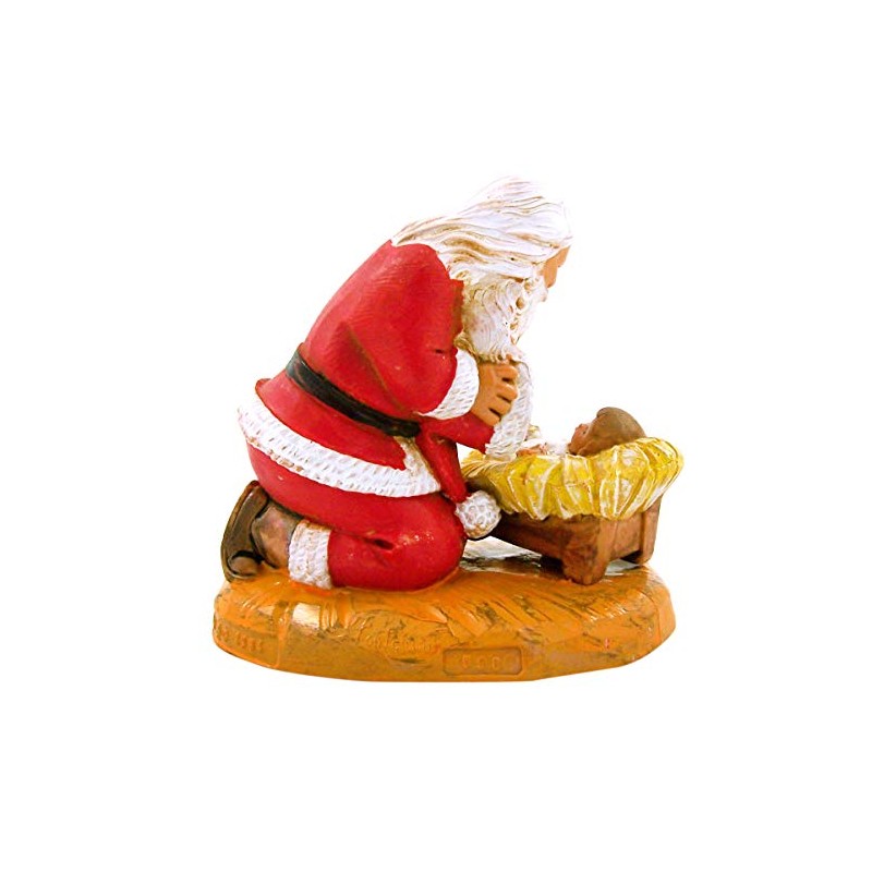 Fontanini by Roman Inc., Kneeling Santa, 5" Specialty Figures Collection,