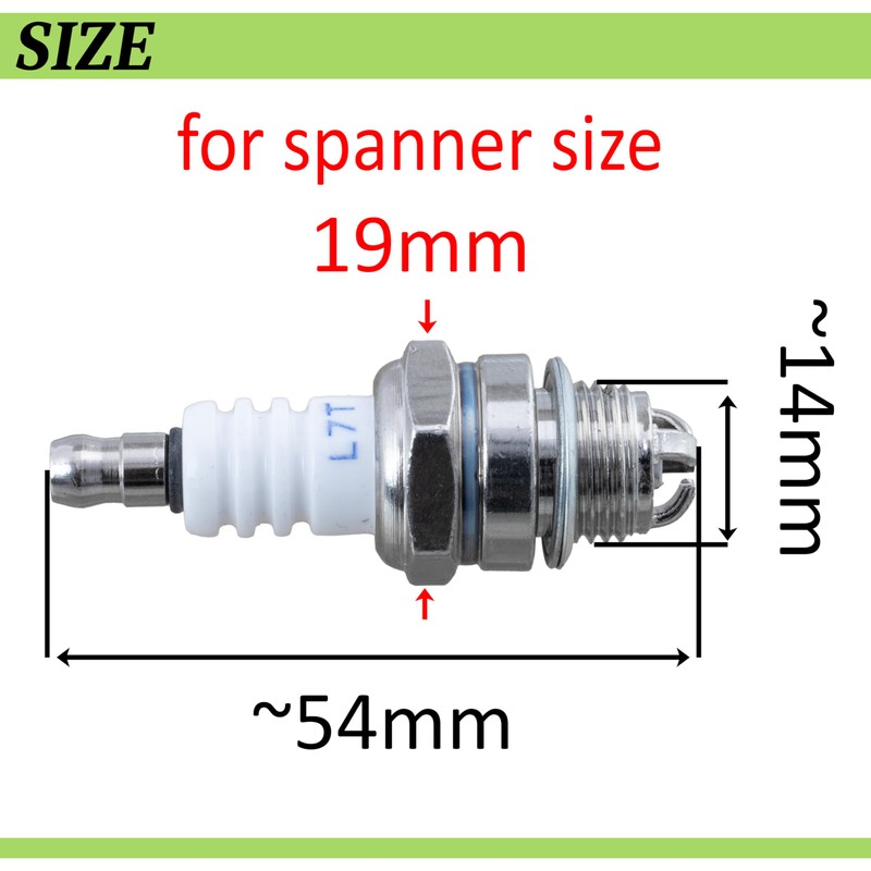 AERZETIX - C73109 - L7T Spark Plug for Chainsaw -