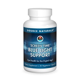 Source Naturals Screen Time Blue Light Support, Eye HEalth for the Digital Age* - 30 Vegetarian Capsules