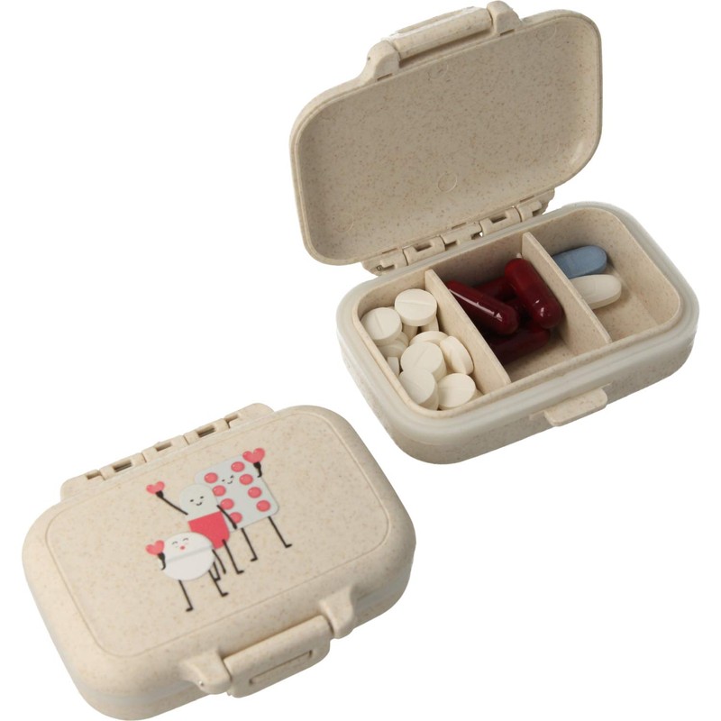 MovilCom® Small Pill Box Daily Pocket | 3 Compartments |