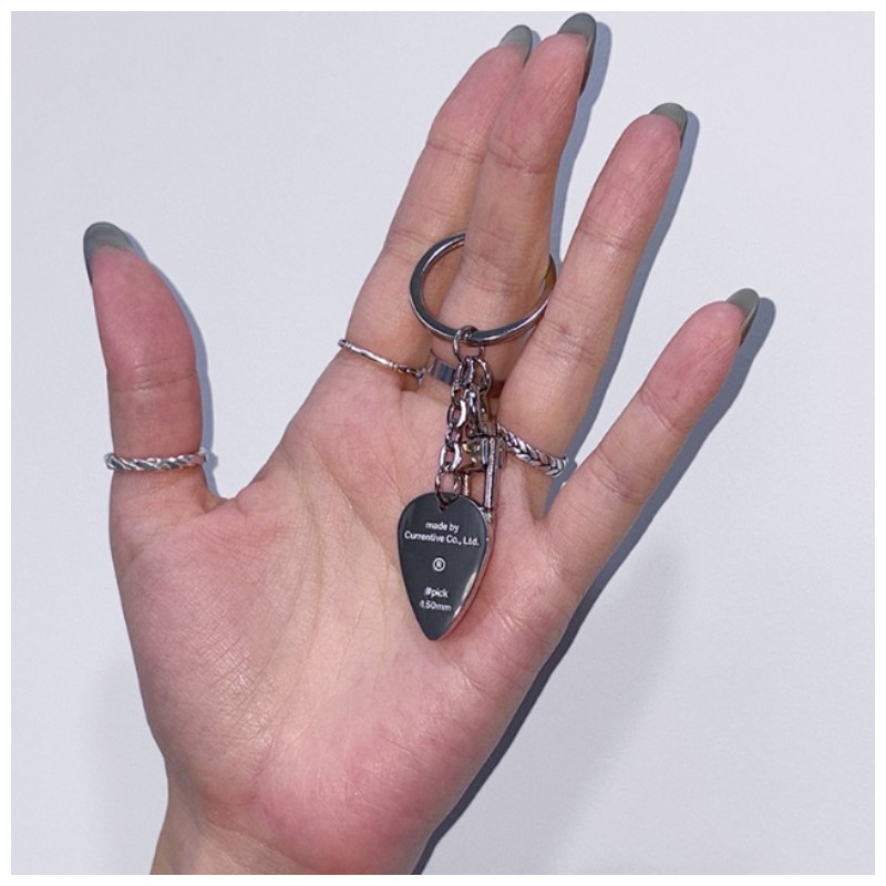 GLOW Guitar Pick Keychain 1ea