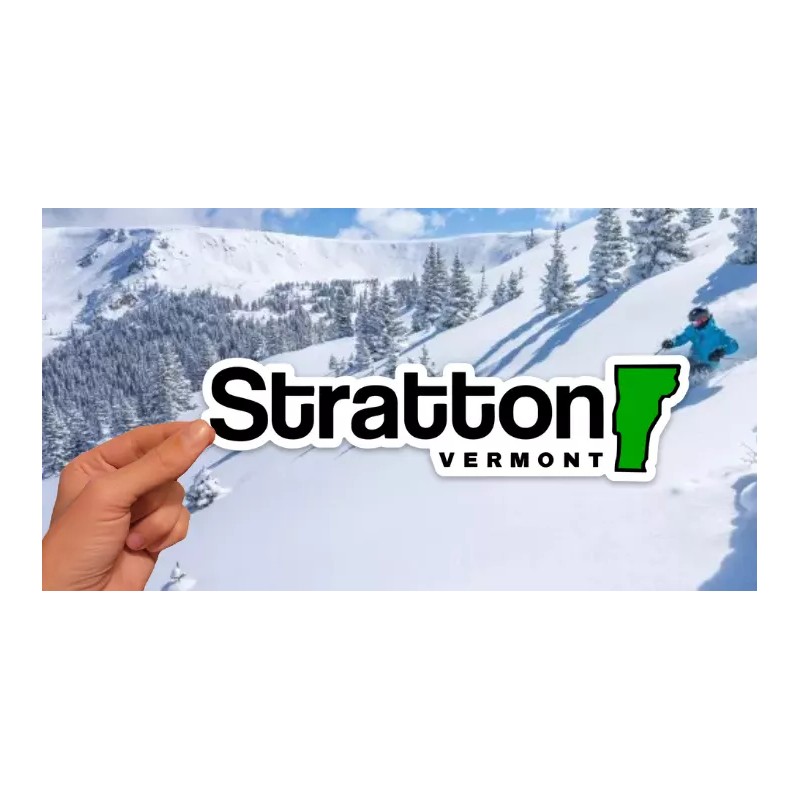Stratton, Vermont Stratton - Vermont - Ski Resort Stickers