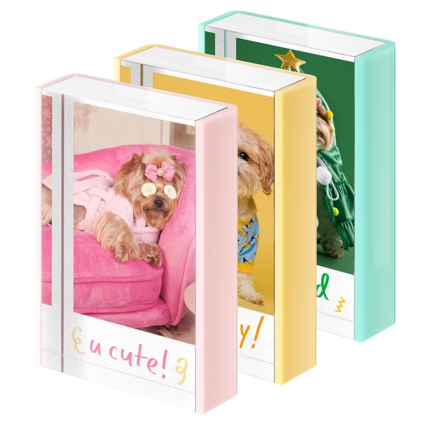 WINKINE Instax Polaroid Picture Frames, Tabletop Acrylic Photo Frame for