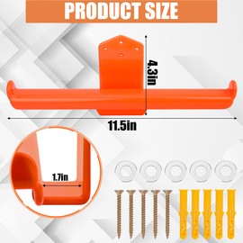 Coldairsoap Backpack Blower Wall Mount, Backpack Leaf Blower Hanger, Heavy Duty Chainsaw Wall Mount Stand Accessories Garage Organization Storage, Universal for Sprayers, Chainsaws & Leaf Blowers