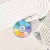 Food Decision Keychain Funny Gifts for Men Women Wheel Pin