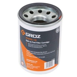 GROZ Fuel Filter High Flow Water Block Spin-on Cartridge 10 Micron