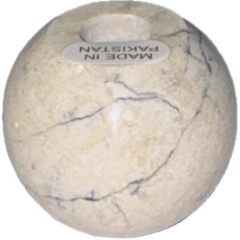 Lamp NEW OLD STOCK 1.5" dia Marble Ball Lamp Spacer Break lamp part-BOTTICINO (cream)