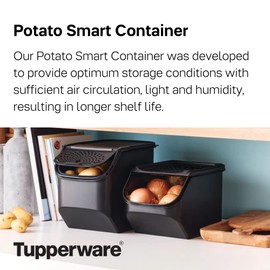 Tupperware Tupperware Brand Potato Smart Container - Extends the Shelf Life of Potatoes, Including Sweet Potatoes - Easy to Clean