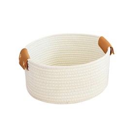 Basket Portable Home Decoration Cotton Rope Woven Storage Basket for Toys Books