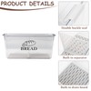 Gzsekken Plastic Bread Container,Bread Bins for Kitchen Airtight Bread Box