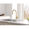 AguaStella AS60BG Brushed Gold Kitchen Sink Faucet with Pull Down