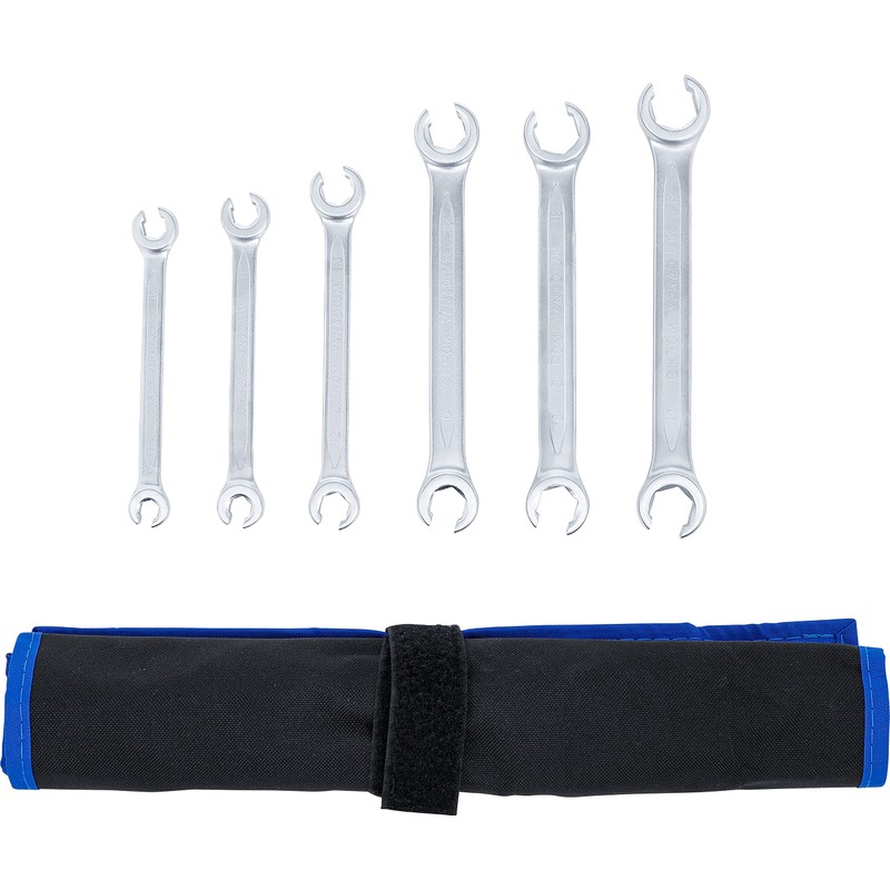 6-piece Open Nut Spanner Set