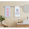 Coastal Preppy Beach Seashell Kitchen Dish Towels Dishcloth 16x24 Inches,