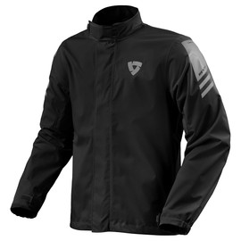 REV'IT! Cyclone 4 H2O Motorcycle Rain Jacket (Black - Medium)