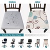SearchI Seat Covers for Dining Chairs, 6 Pack Stretchable Removable