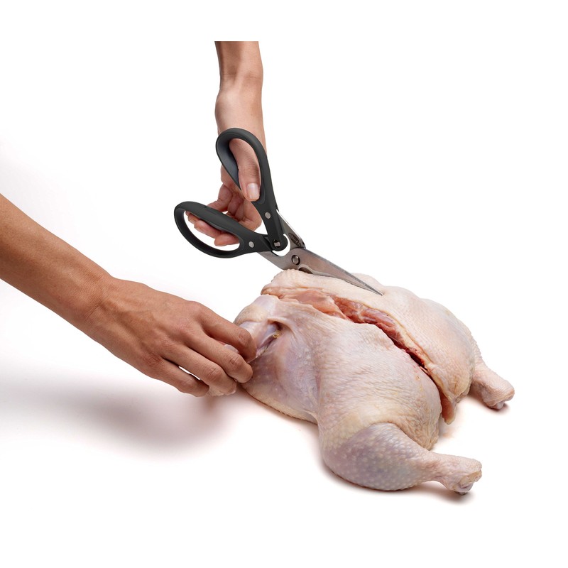 Chef'n FreshForce Poultry Shears, Heavy Duty Kitchen Meat Scissors, Stainless