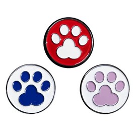 Golf Markers 3 Pack Magnetic Clip Gift Gift (3 Pcs(Cat 3 Colors))