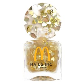 Nails.INC x McDonald’s I’m Loving It Gold Heart Nail Topper