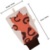 Guantes de baño exfoliantes WOONEKY 4 piezas – Diseño conejo