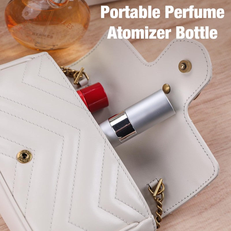 IKSKEY Travel Perfume Bottle Refillable Perfume Atomizer Portable Spray Bottle