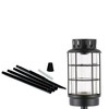 TIKI Outdoor Glass Lantern Torch – Weather-Resistant Decorative Torch for