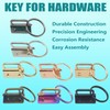 XLWJBES 30 PCS 1 Inch Key Fob Hardware, with Keychain