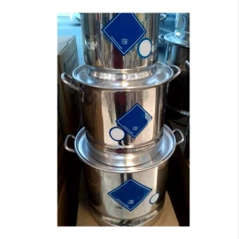 VAP2000 Jgo De 3 Ollas Tamaleras Vaporera 15 30 Y 50 Litros