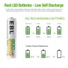 EBL Lot AAA Batteries Rechargeable 800mAh NI-MH 1.2V+ LCD Battery