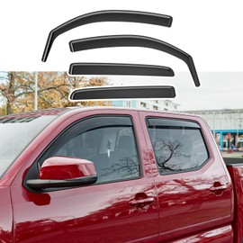 Xipoo Side Window Visor Deflector Compatible with 2016-2023 Toyota Tacoma Double Cab Visor Trim Cover Replacement for 2016-2023 Tacoma Accessories (Compatible with 2016-2023 Toyota Tacoma)