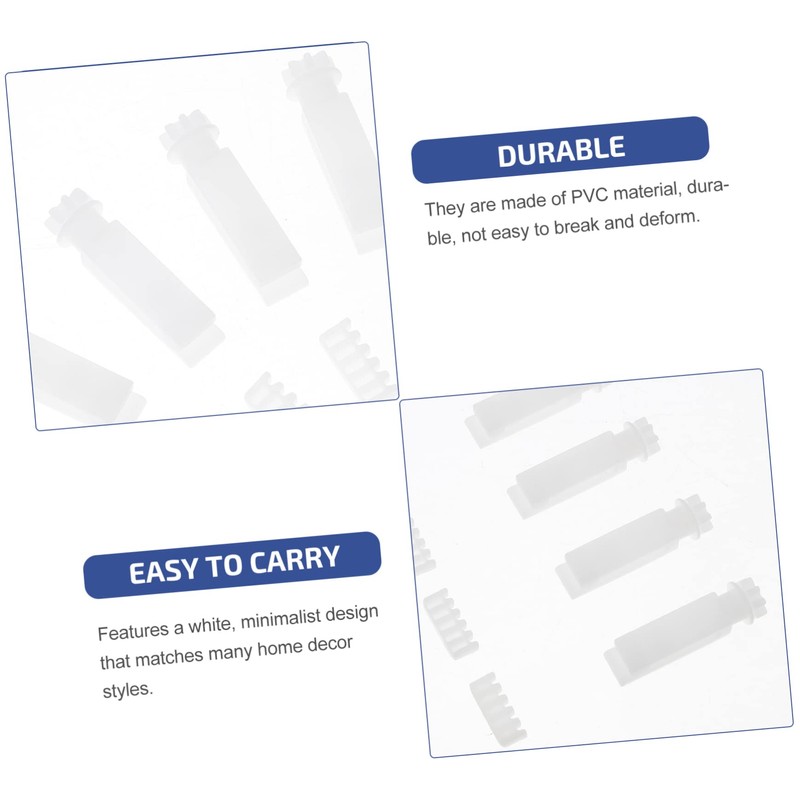 ABOOFAN Vertical Blind Stem Replacement Kit 6 Sets Plastic Blinds