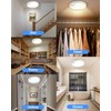 TOOWELL Rechargeable Motion Sensor Ceiling Light: Closet Lights Motion Sensored,