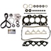 KEYALL Engine Timing Belt Kit with Head Gasket Set Fit