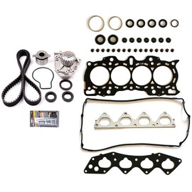 KEYALL Engine Timing Belt Kit with Head Gasket Set Fit For Honda CR-V 1997-2001,