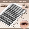 Lash Clusters DIY Lashes Extensions Kit 156pcs Soft Natural Eyelashes