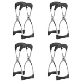 Ball Secure-Grip Canning Jar Lifter Tongs, Black, (Pack of 4)