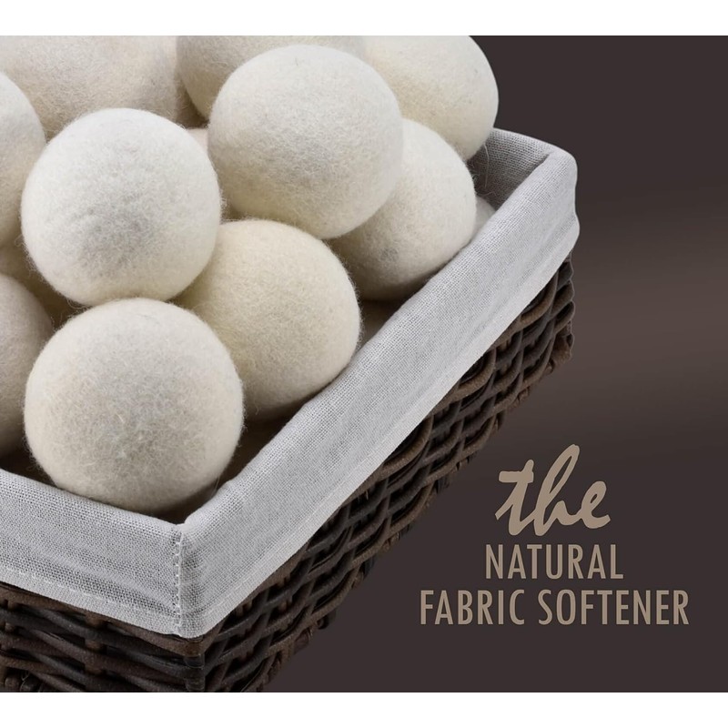 Wool Dryer Balls Softener Pack of 6
