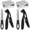 Nail Clippers for Seniors Angled Head Ergonomic Toenail Clippers with