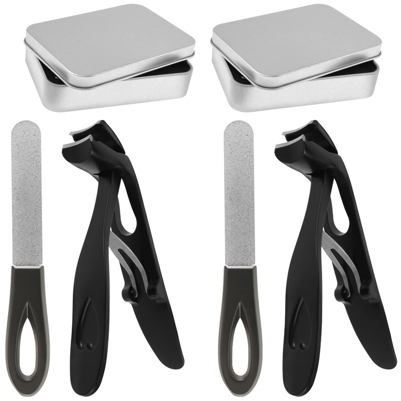 Nail Clippers for Seniors Angled Head Ergonomic Toenail Clippers with