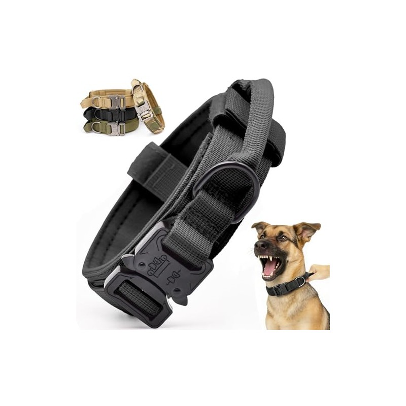 Collar de perro Táctico, Collar de Perro de Nailon Militar