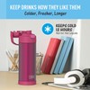 THERMOS FUNTAINER - Botella aislada al aspiradora de acero inoxidable
