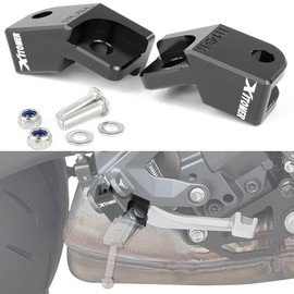 Xitomer Footpeg Lowering Bracket Compatible with MT-09 / SP 2021-2025 / XSR900 2022-2024 Rider Foot Peg Extension Bracket Kits1''Lowering Footpeg Mount